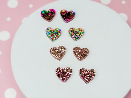 Heart Studs