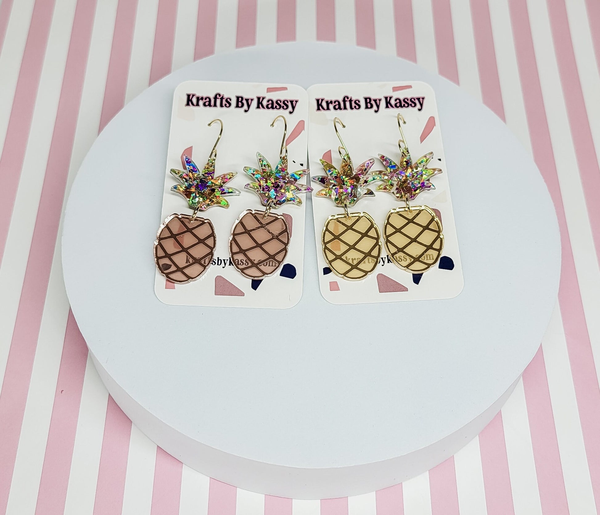 Pineapple Acrylic Earrings