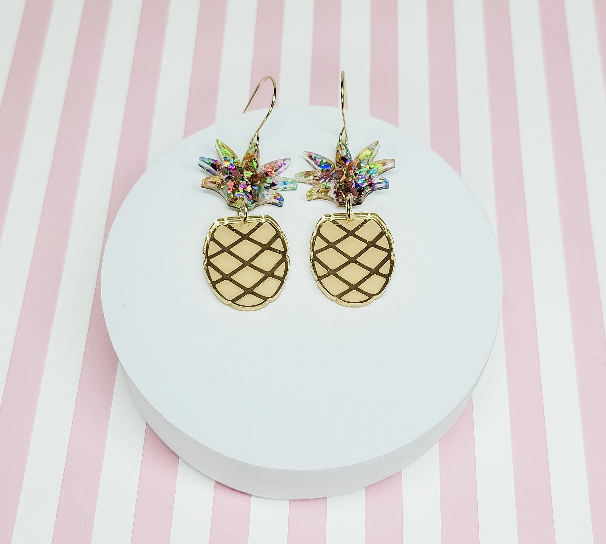 Pineapple Acrylic Earrings