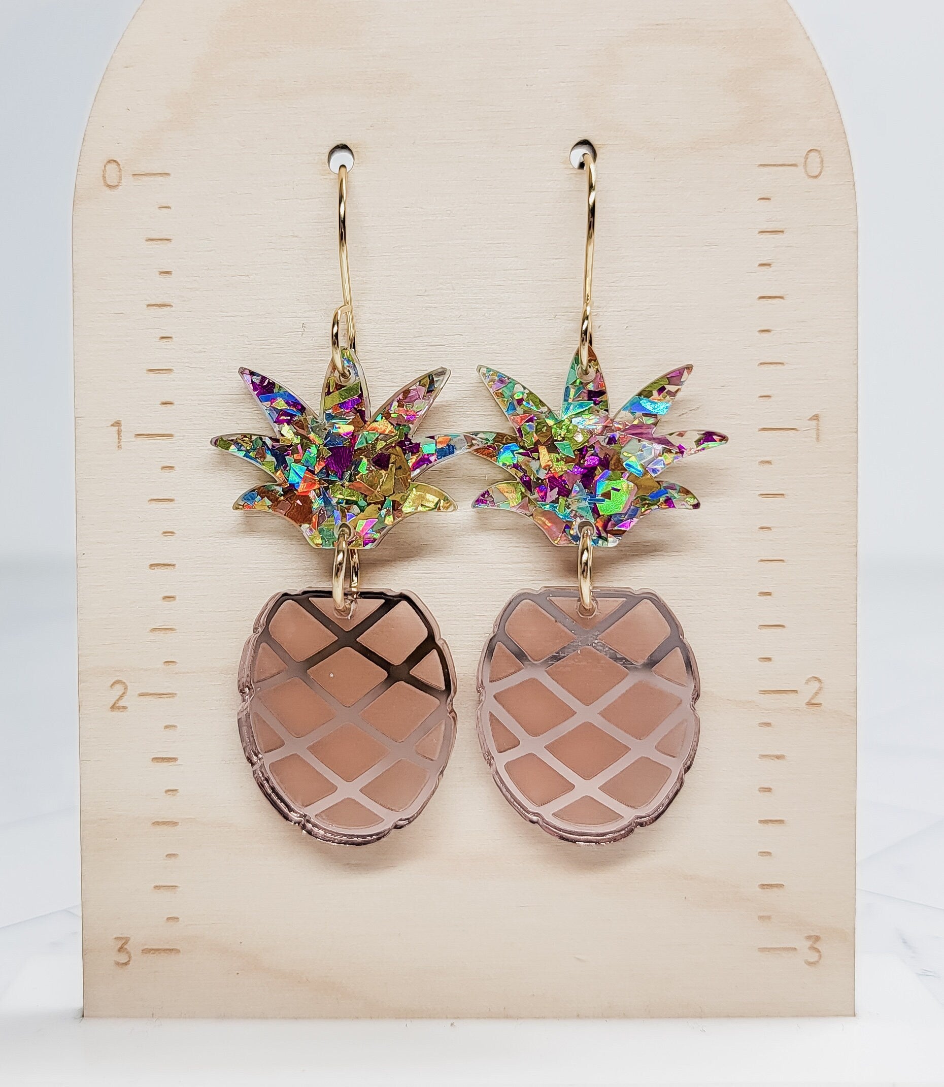 Pineapple Acrylic Earrings
