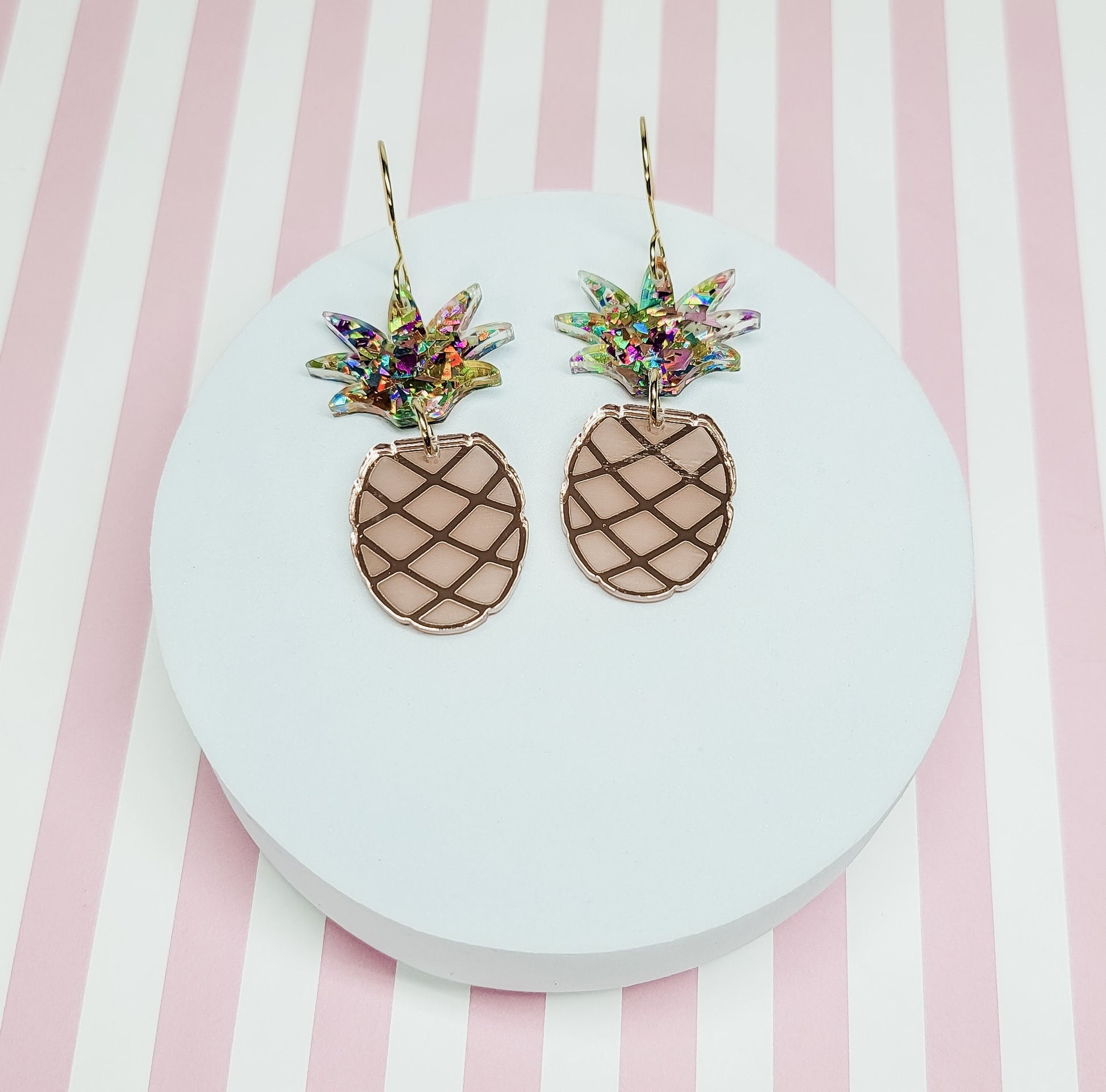 Pineapple Acrylic Earrings
