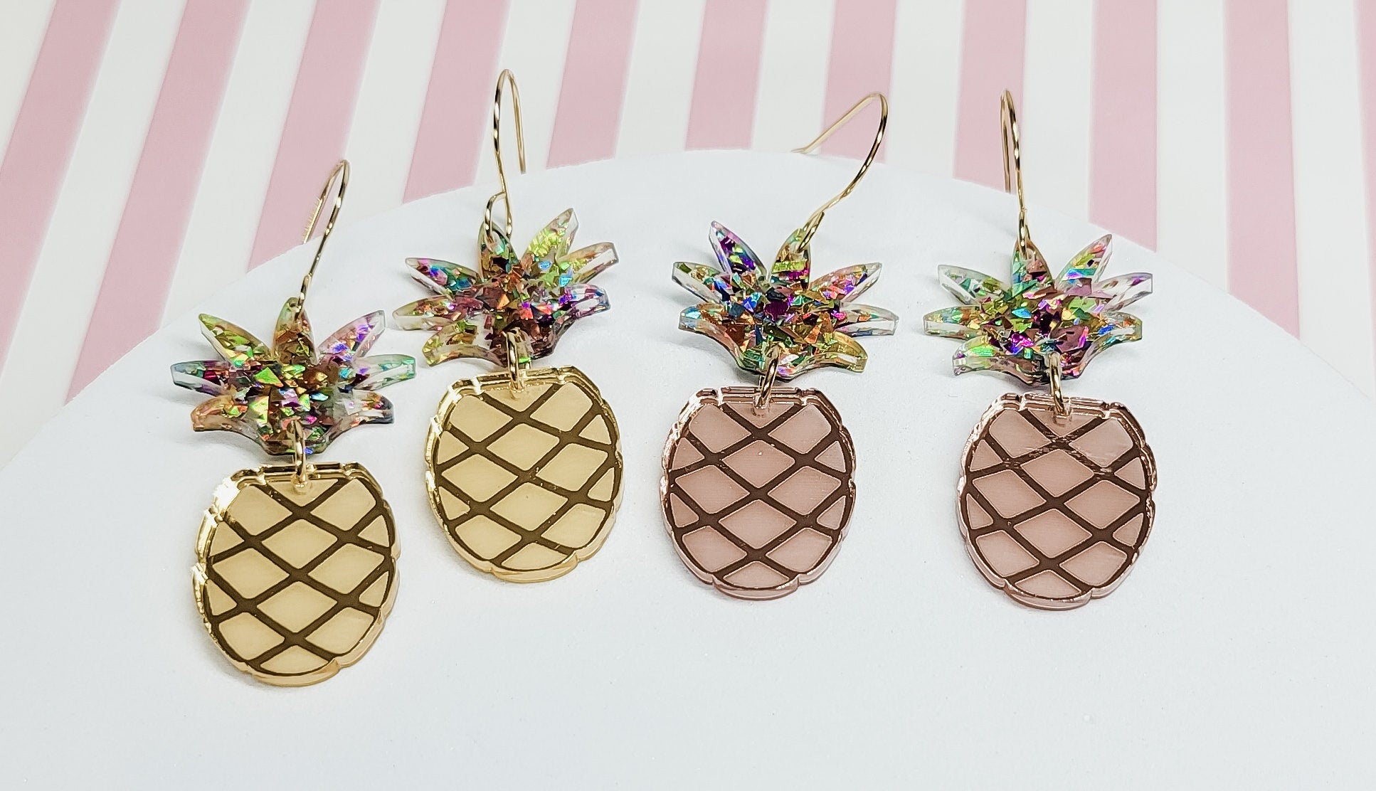Pineapple Acrylic Earrings