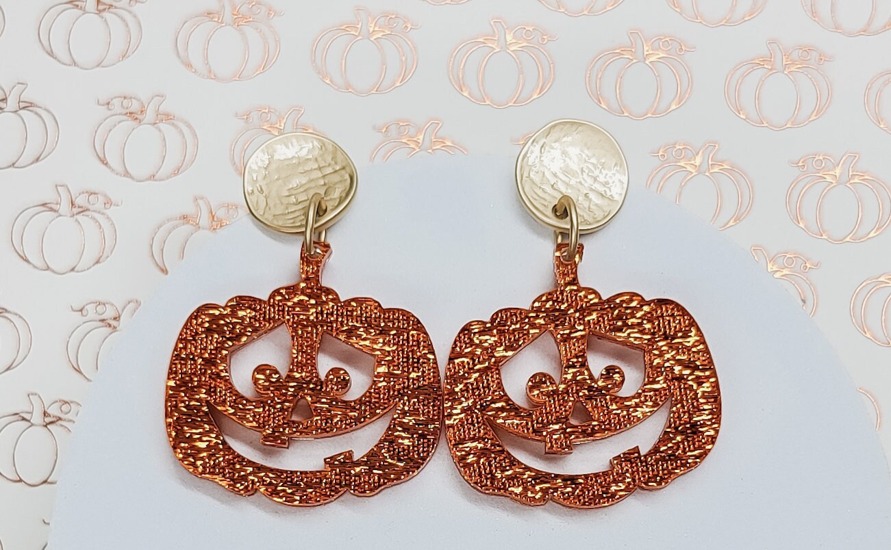 Orange Glitter Pumpkin