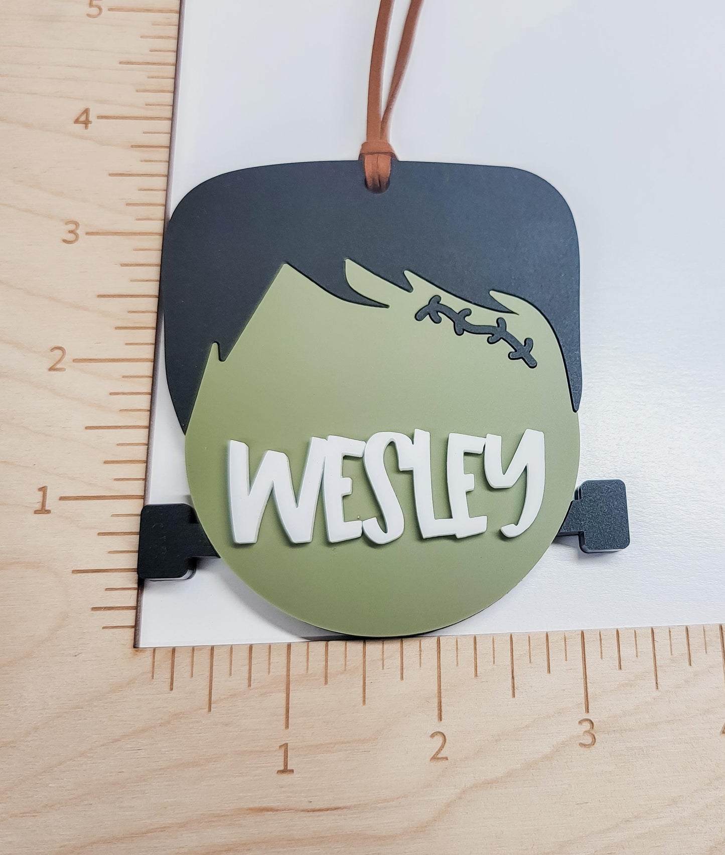 Frankenstein Halloween Tag, Boo Basket Tag, Halloween Name Tag, Trick or Treat Bag Tag, Gift for Kids. Personalized Halloween Bag Tag