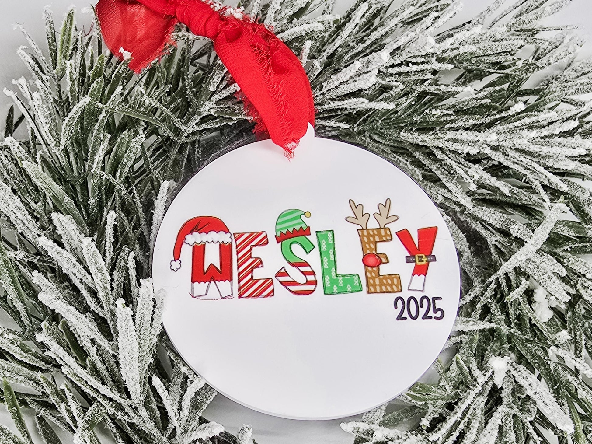 Personalized Christmas Ornament, Personalized Baby Ornament, Custom Ornament, Christmas Decor, Gift Tag, Acrylic Ornament, Child Gift