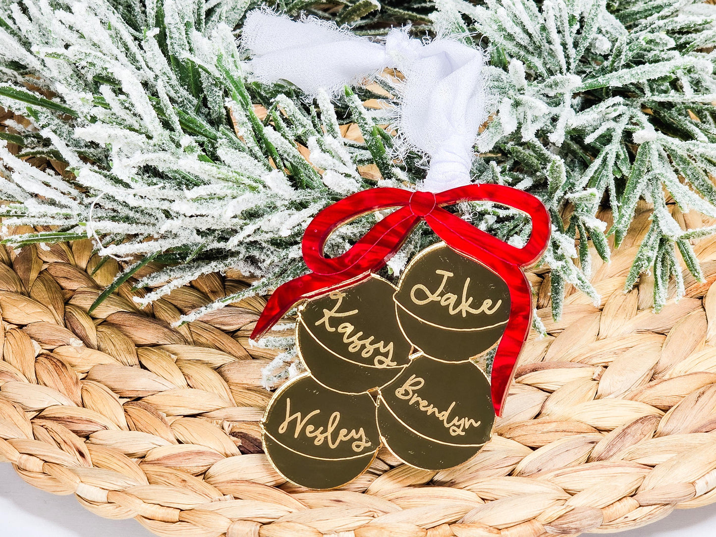 Personalized Jingle Bell Ornament, Custom Name Christmas Ornament, Holiday Tree Decoration, Stocking Tag, Gift Idea