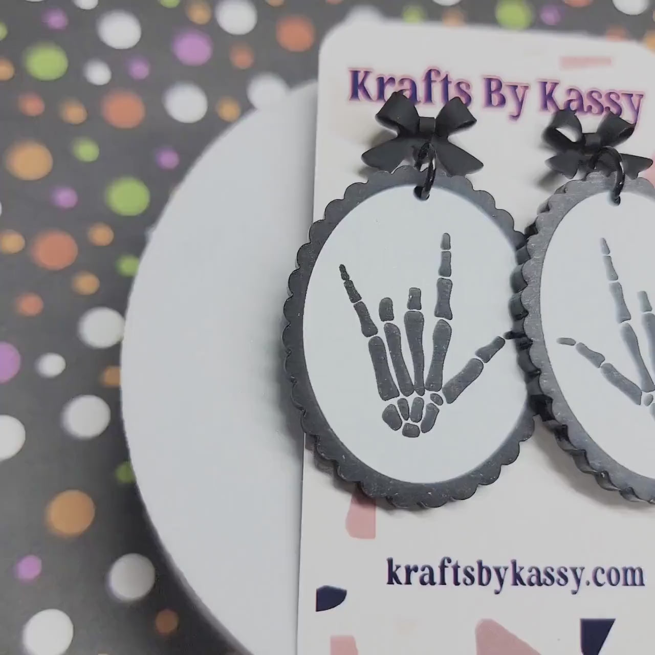Skeleton Earrings, Spooky Jewelry, Halloween Earrings, Acrylic Skeleton Earrings, Fall Jewelry, Halloween Lover Gift, Spooky