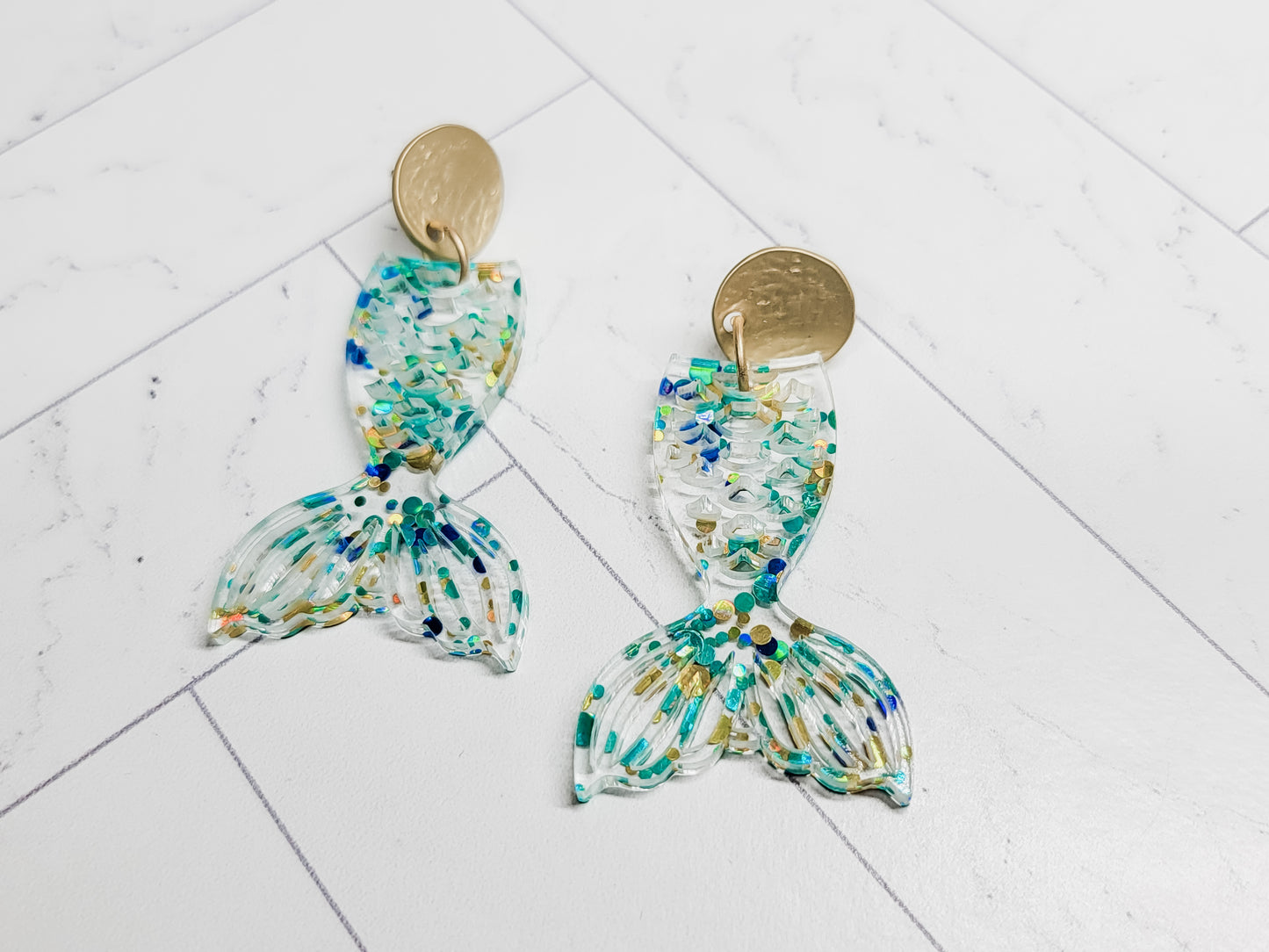 Mermaid Tail Earrings
