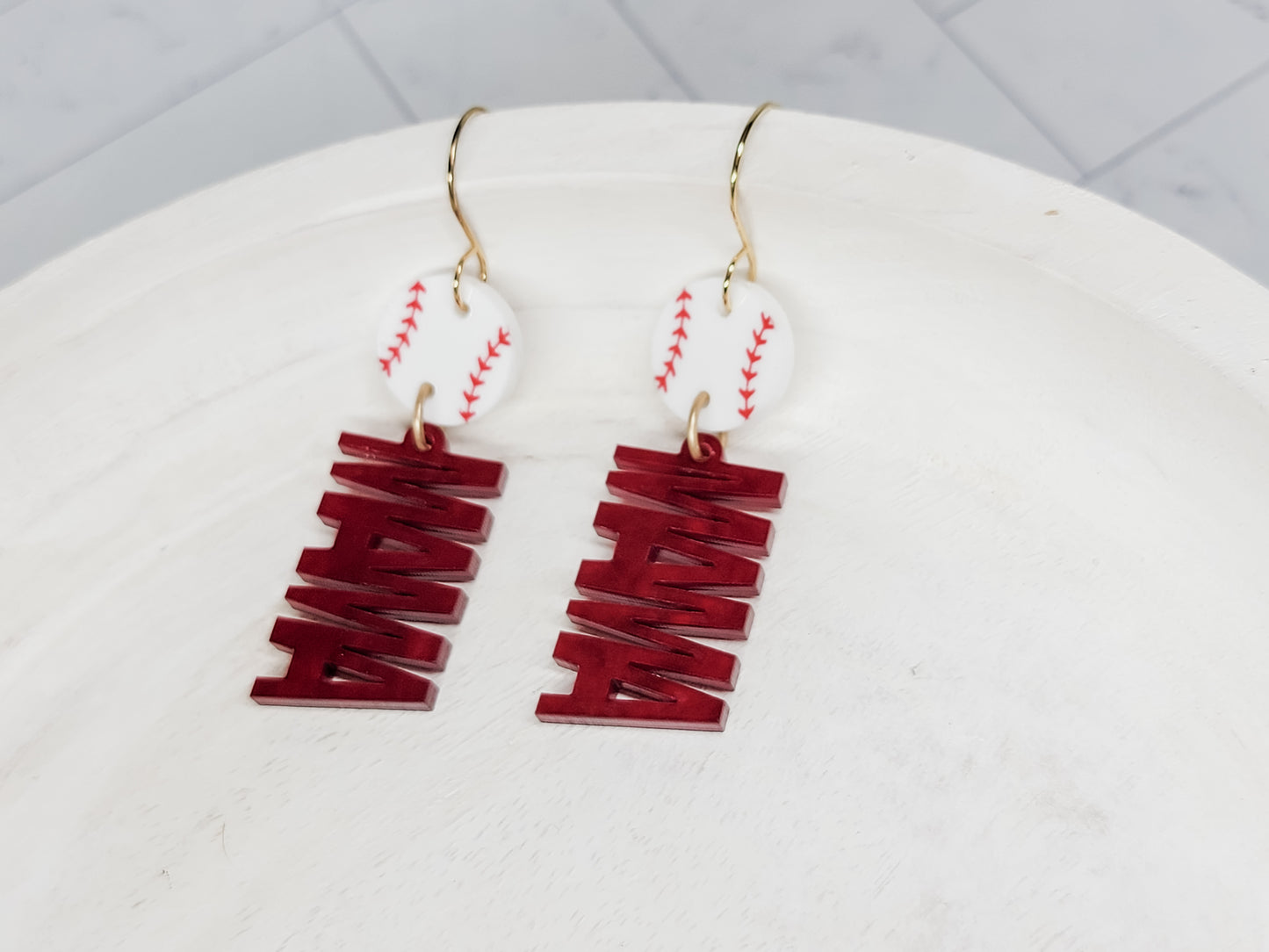 Baseball Mama Earrings