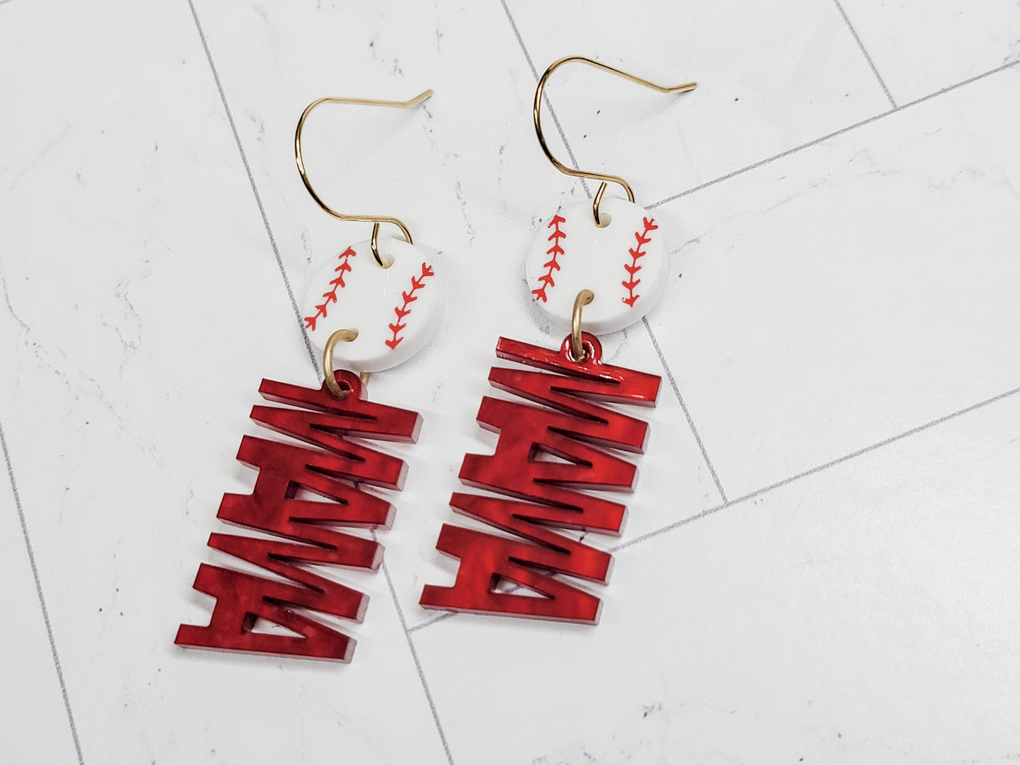 Baseball Mama Earrings