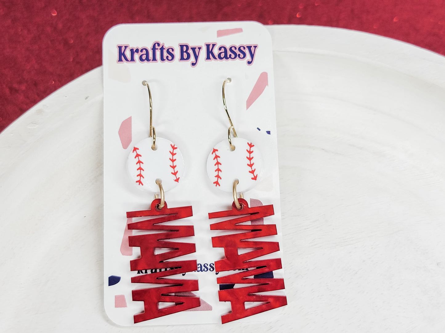 Baseball Mama Earrings