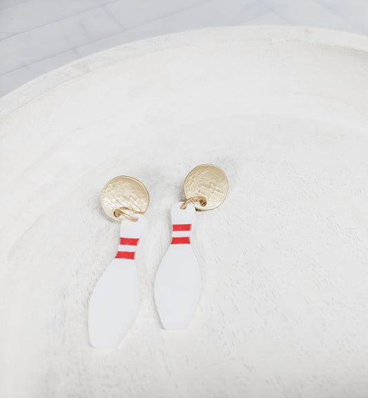 Bowling Pin Earrings