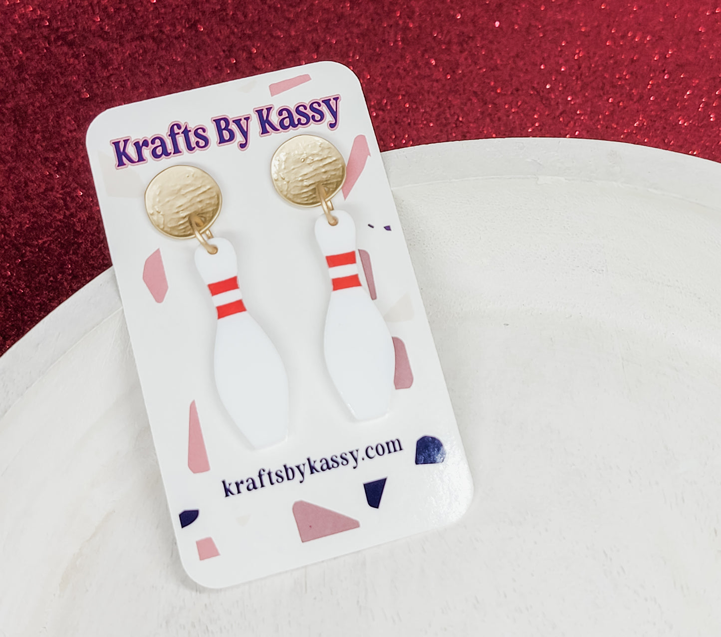 Bowling Pin Earrings