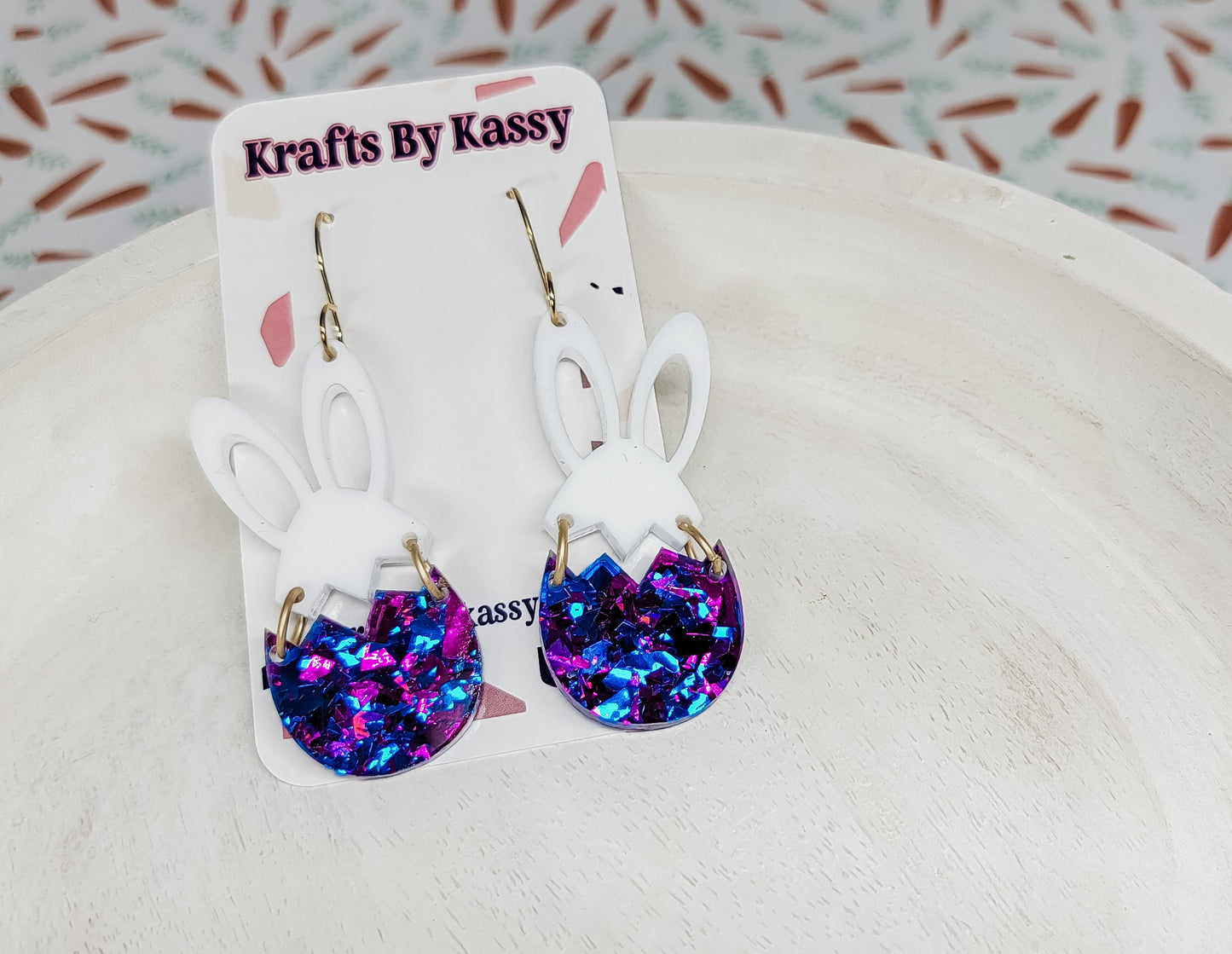 Confetti Bunny Earrings