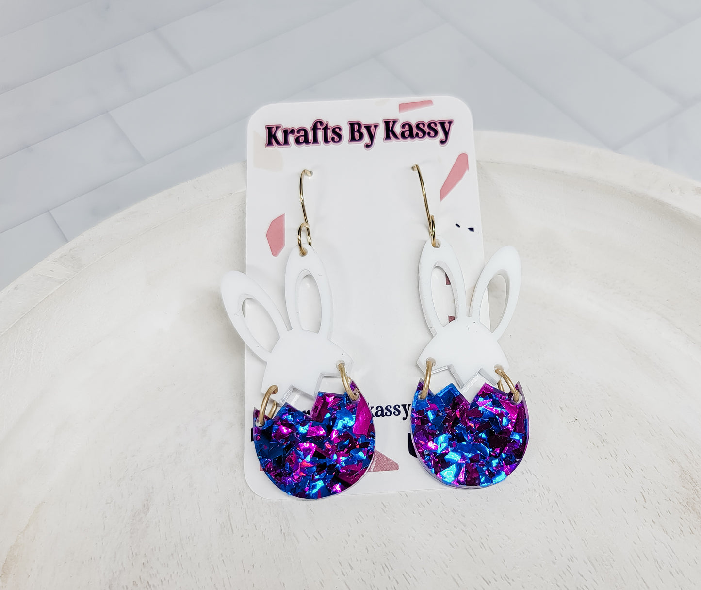 Confetti Bunny Earrings