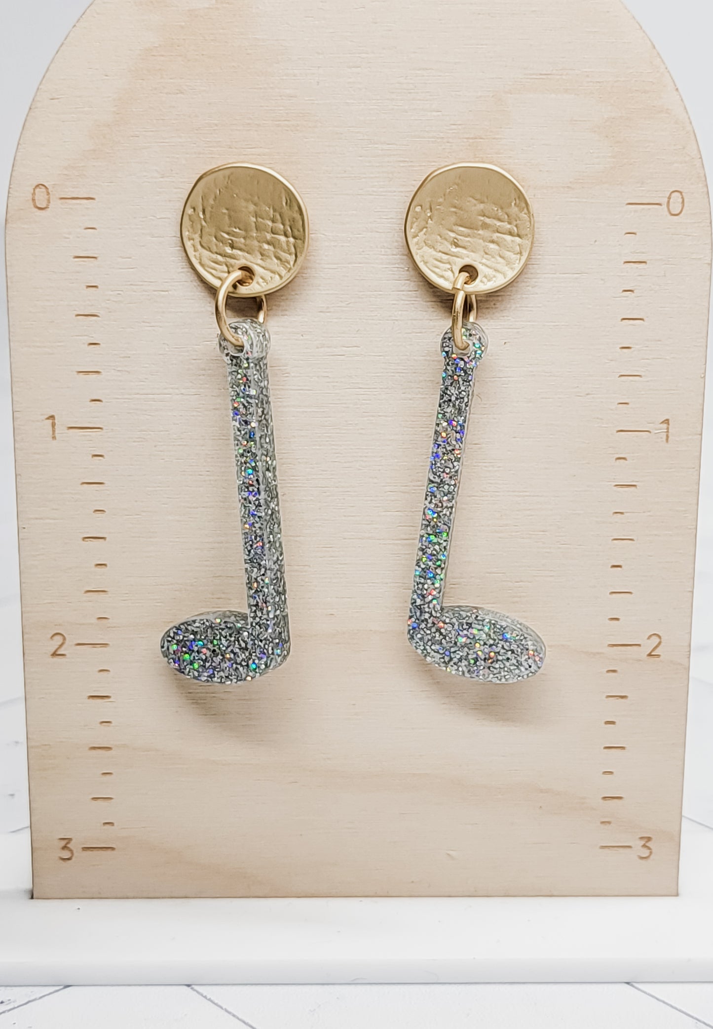 Golf Club Earrings