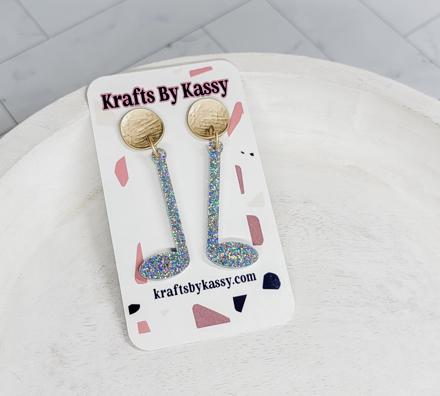 Golf Club Earrings
