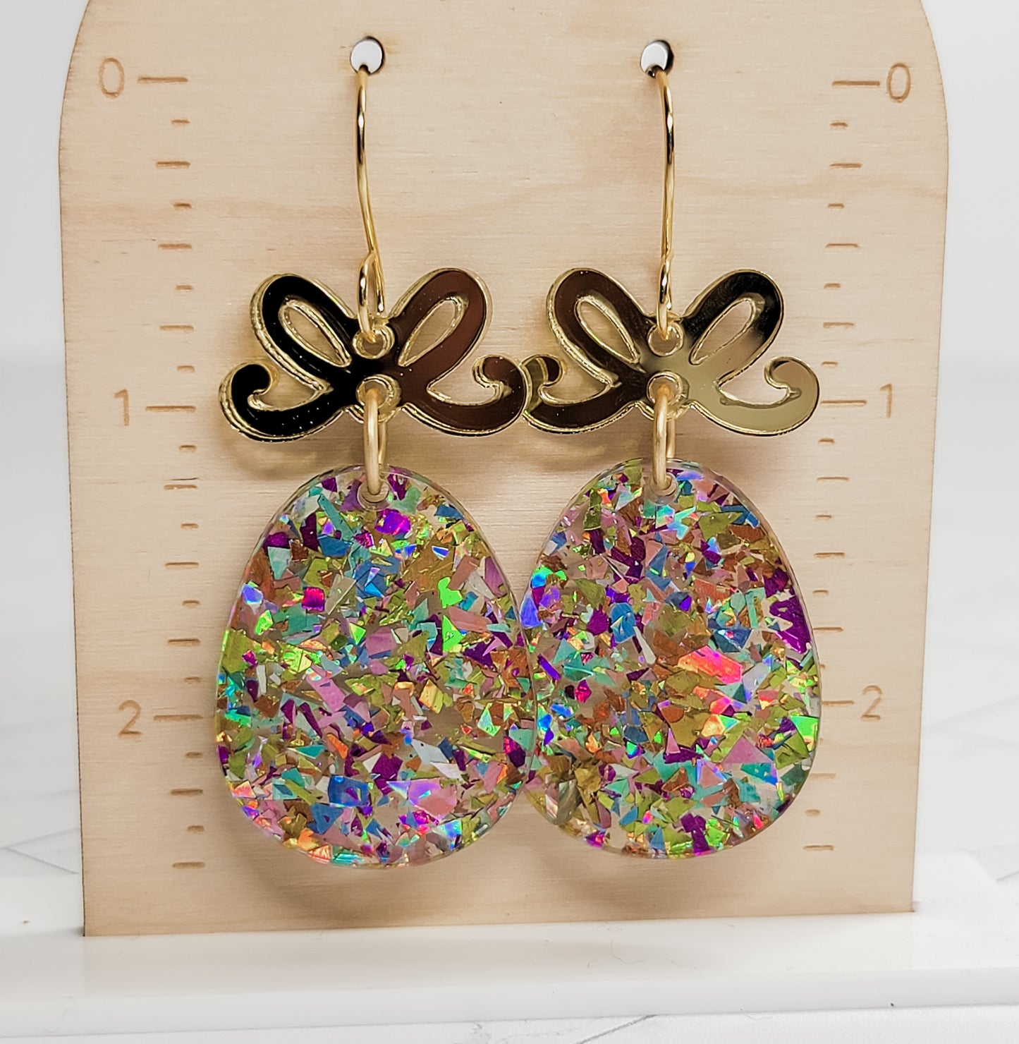 Confetti Easter Egg Earrings