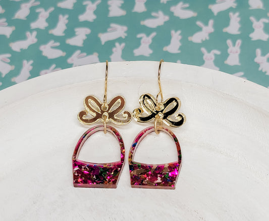 Easter Basket Earrings