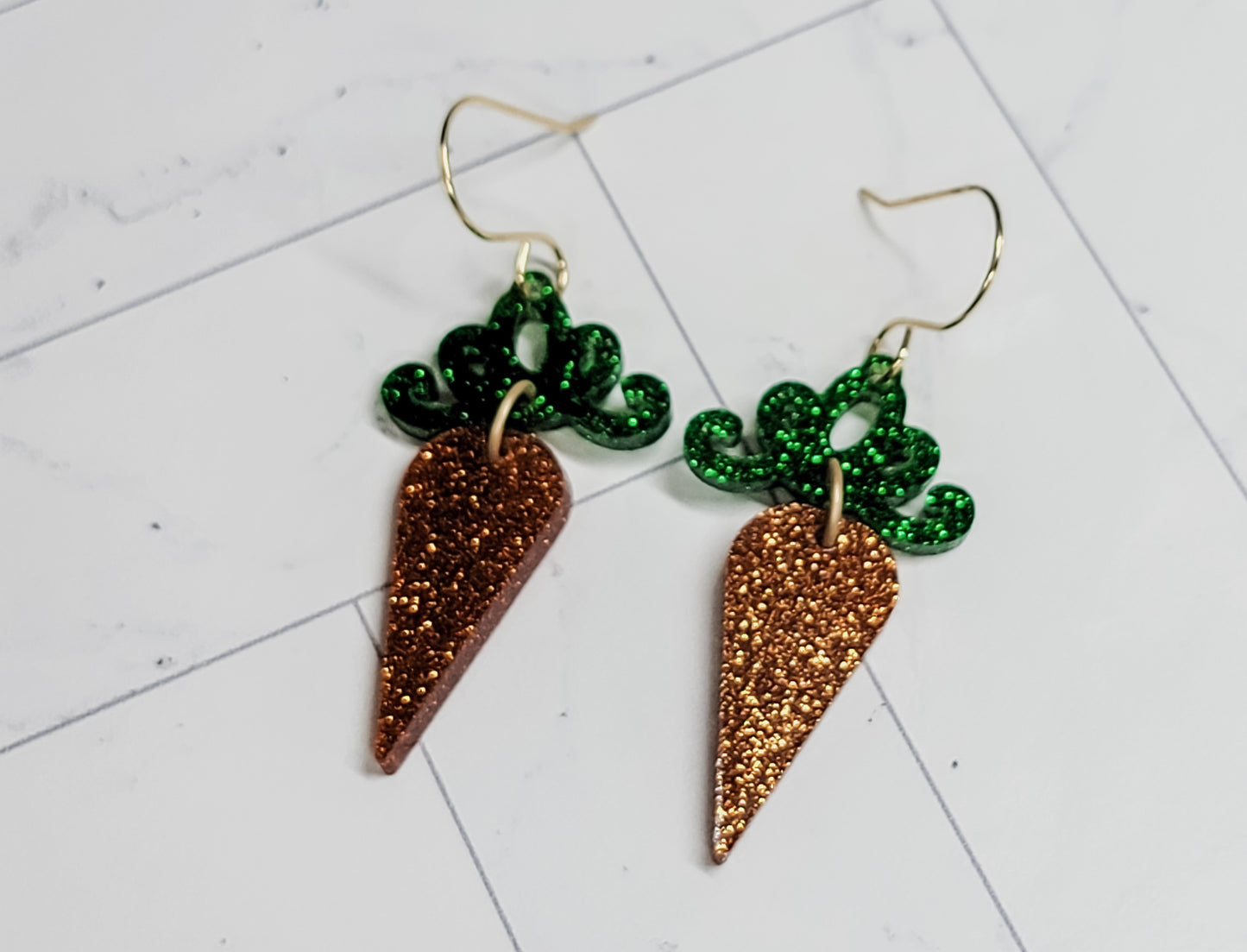 Carrot Earrings