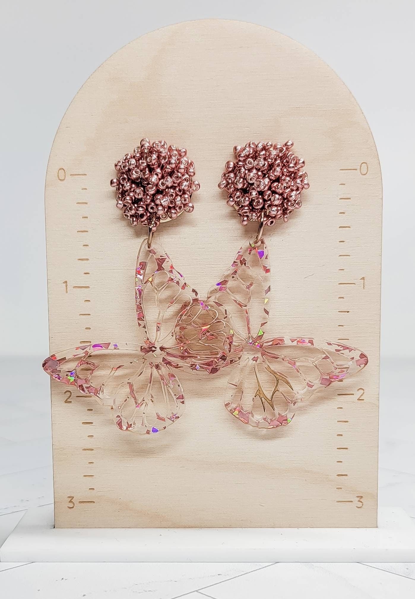 Butterfly Dangle Earrings, Spring Earrings, Accessories, Statement Acrylic Earrings, Acrylic Earrings, Butterfly Jewelry