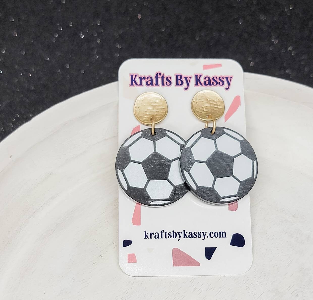 Soccer Earrings – Krafts By Kassy