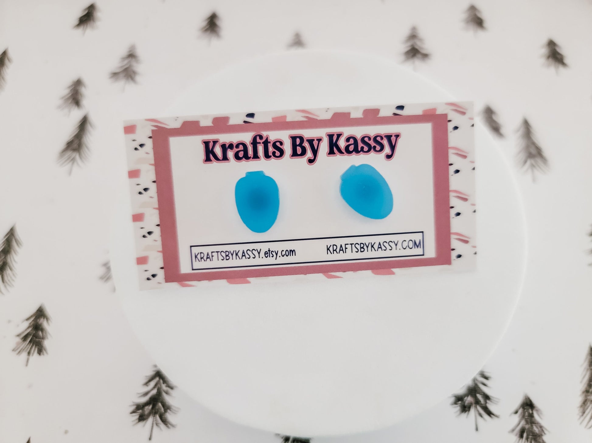 Christmas Bulb Studs, Holiday Winter Accessories, Statement Acrylic Earrings, Christmas Acrylic Earrings, Glow in the dark Bulb Studs