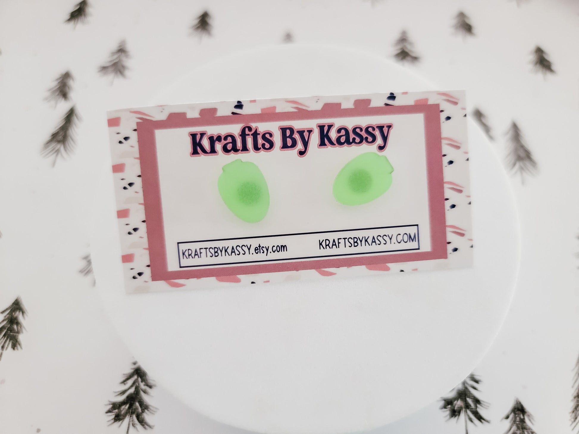 Christmas Bulb Studs, Holiday Winter Accessories, Statement Acrylic Earrings, Christmas Acrylic Earrings, Glow in the dark Bulb Studs