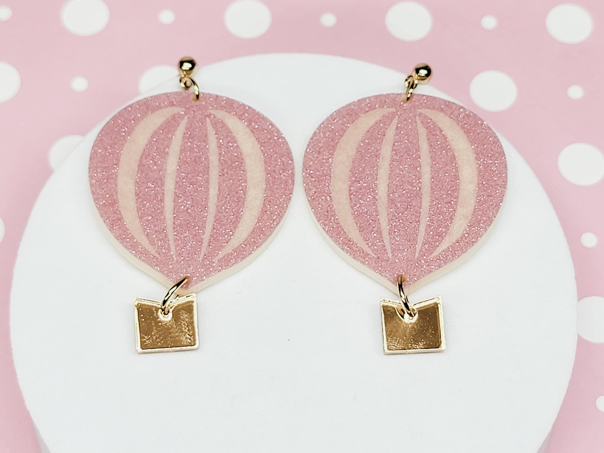 Hot Air Balloon Earrings, Summer Jewelry, Fun Accessories, Beach Earrings, Hot Air Balloon Jewelry