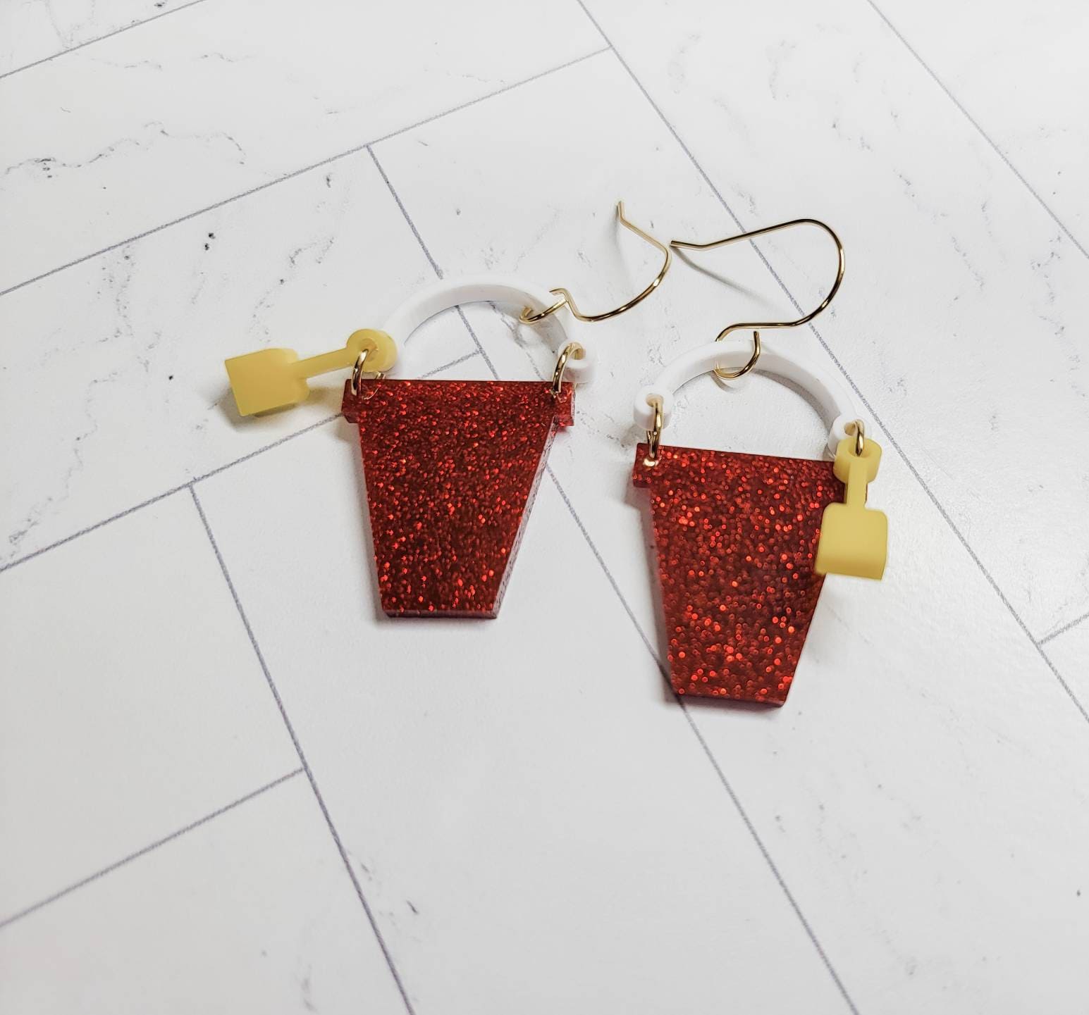 Sand Bucket Earrings