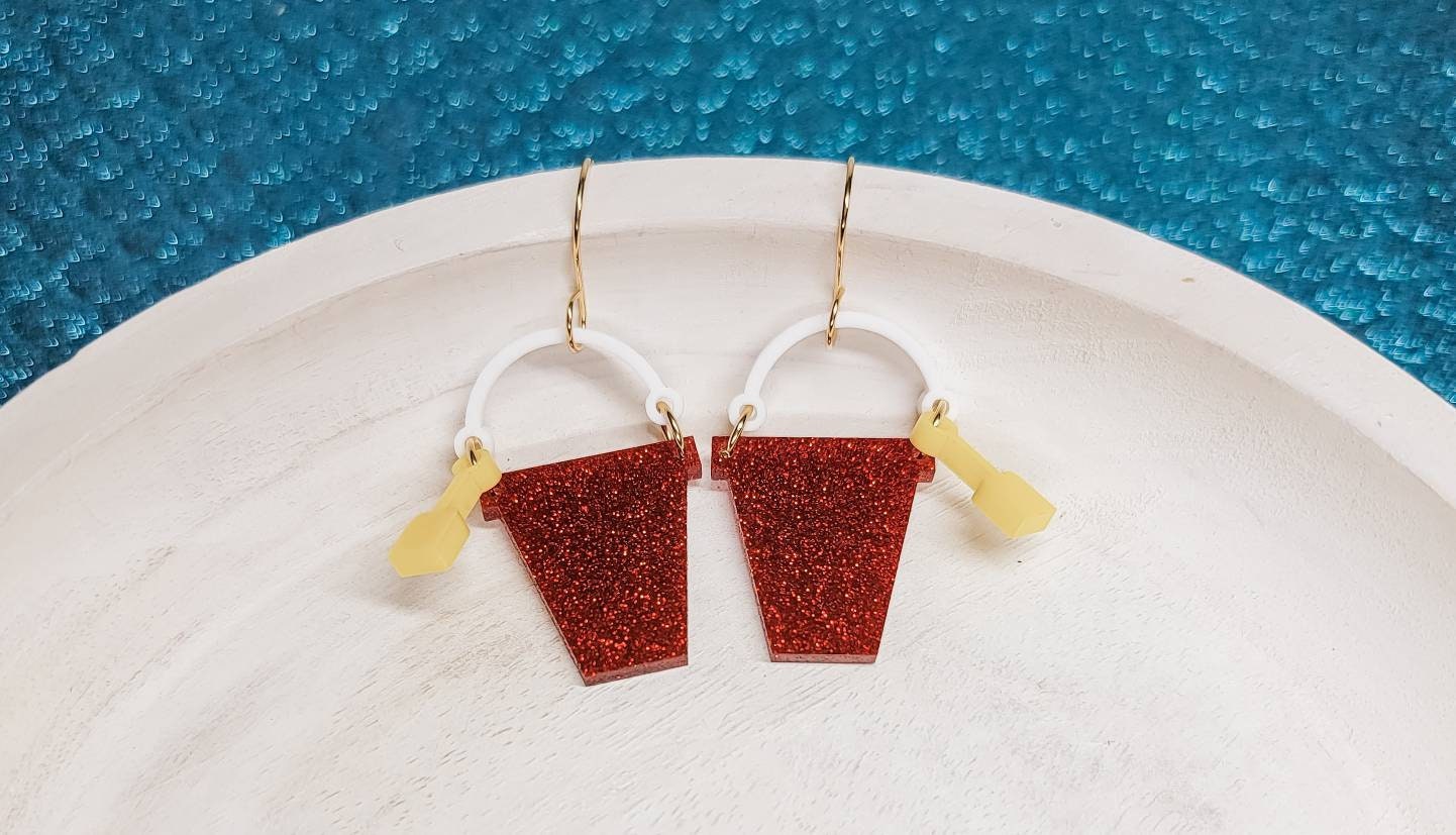 Sand Bucket Earrings