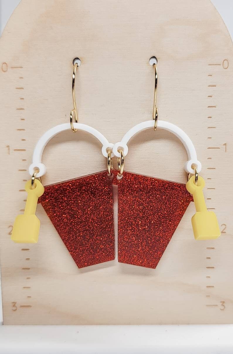 Sand Bucket Earrings
