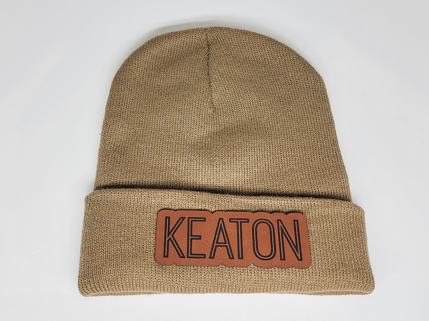 Personalized Beanie, Winter Hat, Customized Beanie, Hat with Patch, Christmas Gift, Stocking Stuffer for Kids