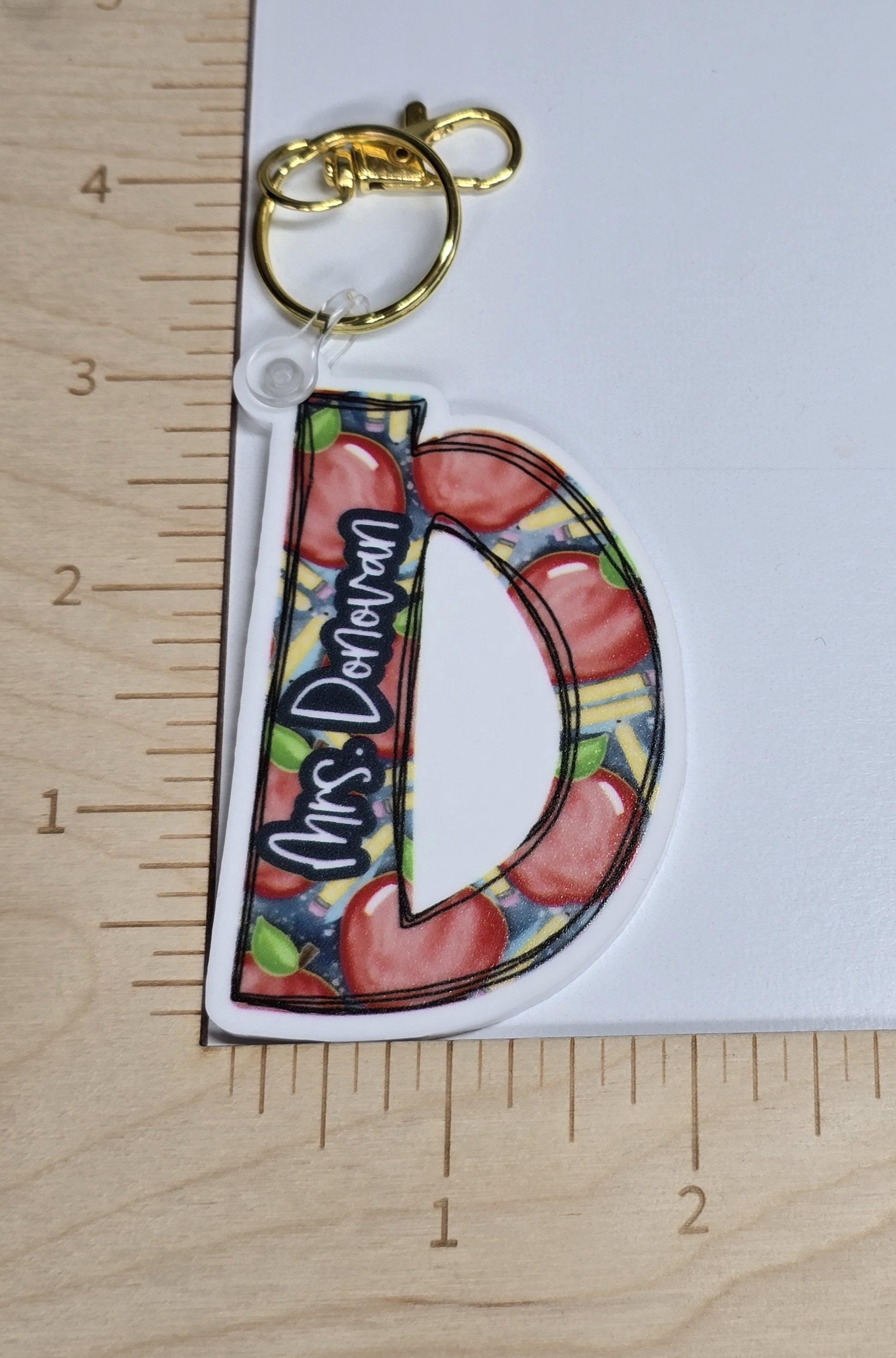 Teacher Keychain, Teacher Appreciation Gift, End of Year Teacher Gift, Educator Gift, Teacher Graduate Gift, Personalized Bag Charm