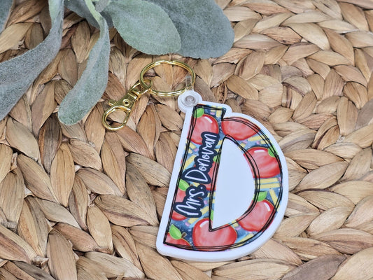 Teacher Keychain, Teacher Appreciation Gift, End of Year Teacher Gift, Educator Gift, Teacher Graduate Gift, Personalized Bag Charm