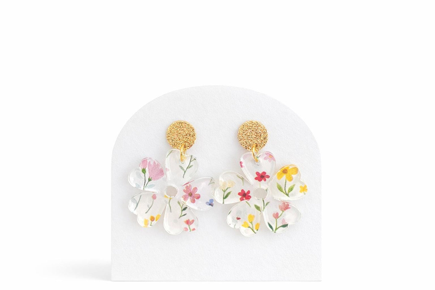 Boho Floral Studs, Floral Earrings, Flower Jewelry, Spring Accessories, Earrings for Spring