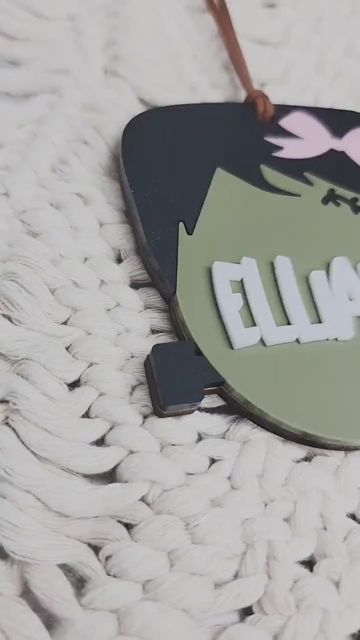 Frankenstein Halloween Tag, Boo Basket Tag, Halloween Name Tag, Trick or Treat Bag Tag, Gift for Kids. Personalized Halloween Bag Tag