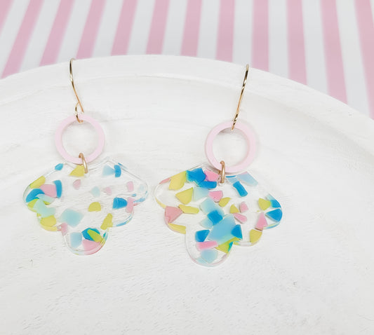 Flowy Floral Earrings