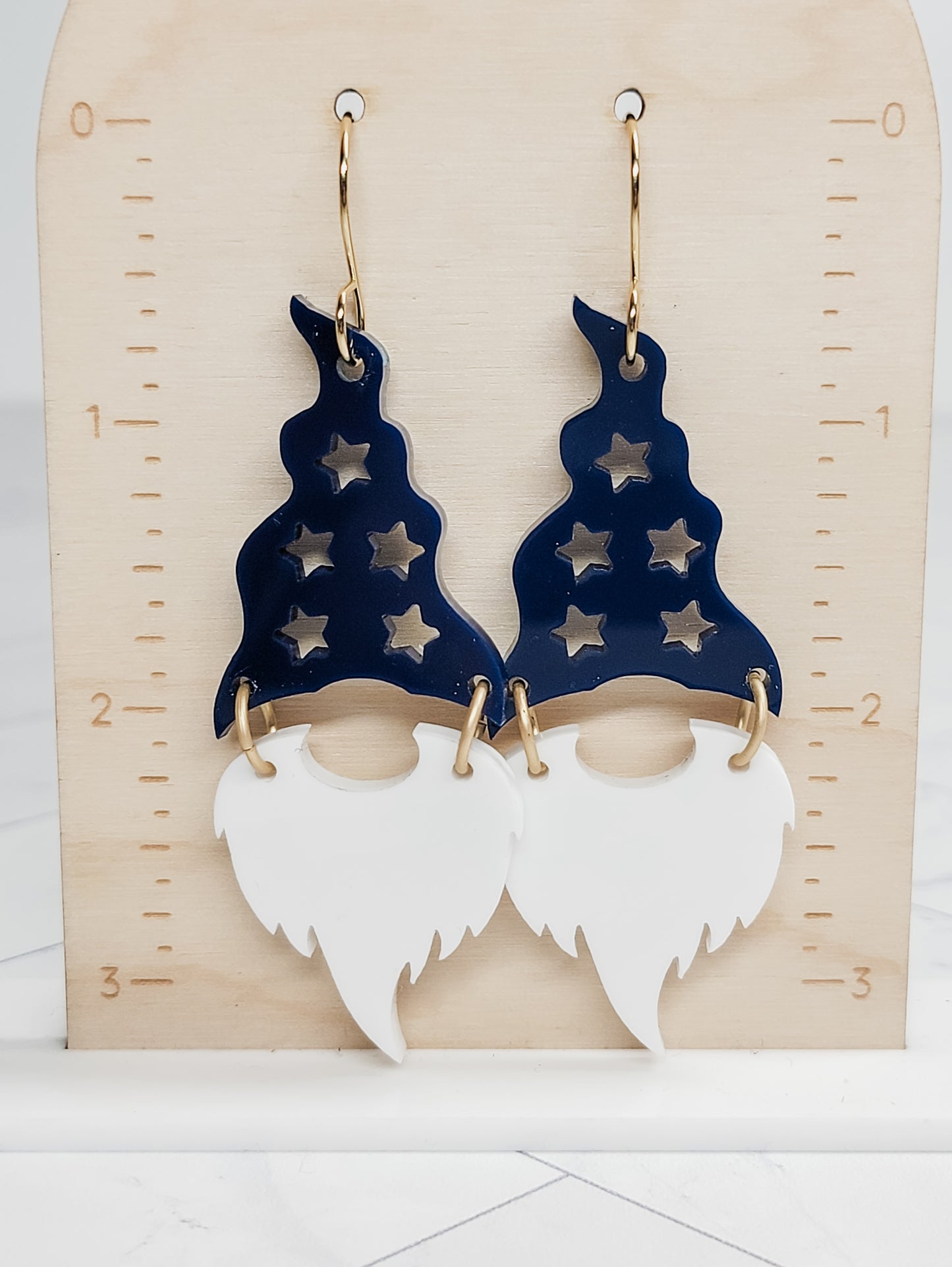 Star Hat Gnome Earrings