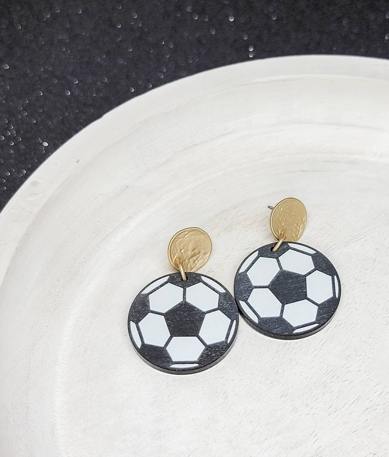 Soccer Earrings – Krafts By Kassy